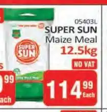 KitKat Cash and Carry SUPER SUN Maize Meal 12.5kg offer