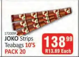 KitKat Cash and Carry JOKO Strips Teabags 10'S PACK 20 offer