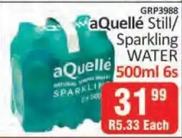 KitKat Cash and Carry aQuellé Still/Sparkling Water 500ml 6s offer