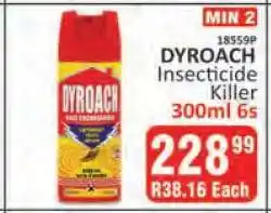 KitKat Cash and Carry DYROACH Insecticide Killer 300ml 6s offer