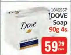 KitKat Cash and Carry DOVE Soap 90g 4s offer