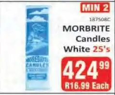 KitKat Cash and Carry MORBRITE Candles White 25's offer