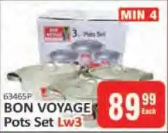 KitKat Cash and Carry BON VOYAGE Pots Set Lw3 offer