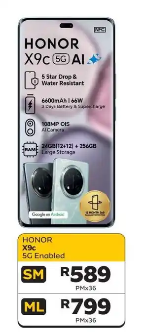 MTN HONOR X9c 5G Enabled offer
