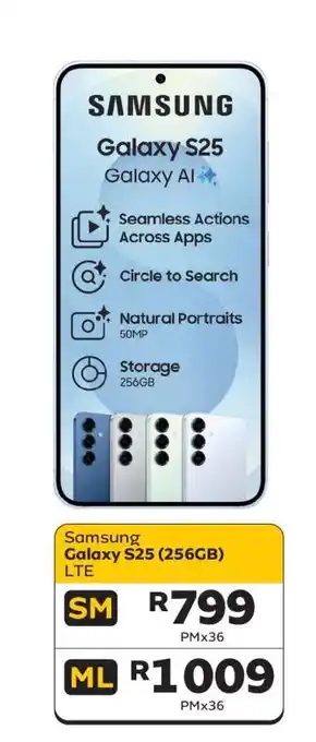 MTN Samsung Galaxy S25 (256GB) LTE offer