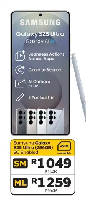 MTN Samsung Galaxy S25 Ultra (256GB) offer