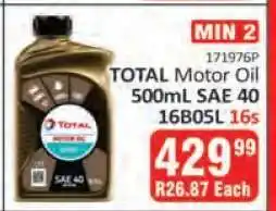KitKat Cash and Carry TOTAL Motor Oil offer