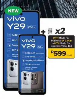 MTN vivo Y29 LTE x2 offer