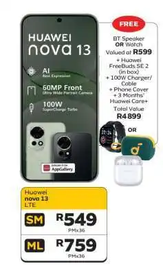 MTN Huawei nova 13 LTE offer