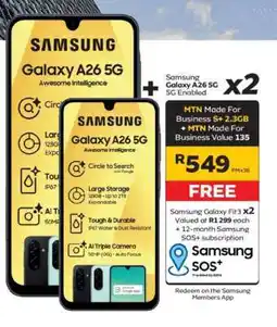MTN Samsung Galaxy A26 5G offer