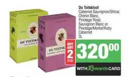 Spar Tops Du Toitskloof offer