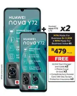MTN Huawei nova Y72 LTE offer