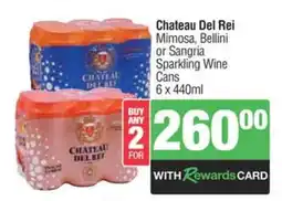Spar Tops Chateau Del Rei offer