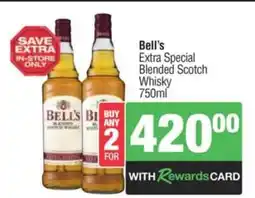 Spar Tops Bell's Extra Special Blended Scotch Whisky 750ml offer