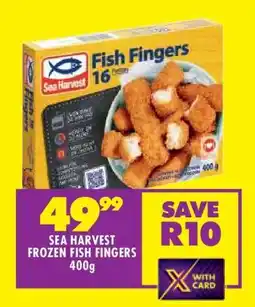 Shoprite SEA HARVEST FROZEN FISH FINGERS 400g offer
