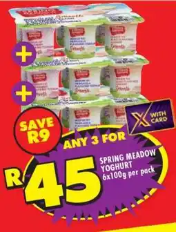 Shoprite SPRING MEADOW YOGHURT offer