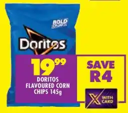 Shoprite DORITOS FLAVOURED CORN CHIPS 145g offer