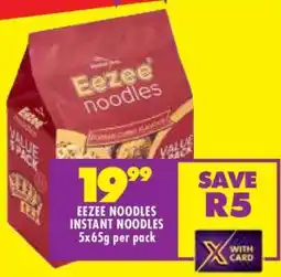 Shoprite EEZEE NOODLES INSTANT NOODLES offer