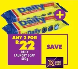 Shoprite DAILY LAUNDRY SOAP 500g offer