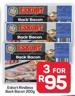 Pick n Pay Hypermarket Eskort Rindless Back Bacon 200g offer