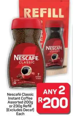 Pick n Pay Hypermarket Nescafé Classic Instant Coffee offer