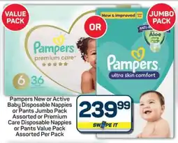 Pick n Pay Hypermarket Pampers Disposable Nappies or Pants offer