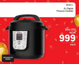 Makro Milex Digital Pressure Cookder offer