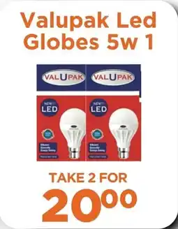 Check Star Valupak Led Globes 5w 1 offer