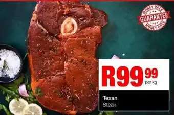 Take 'n Pay Texan Steak offer