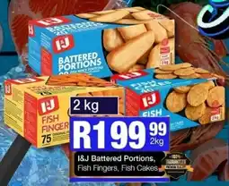 Take 'n Pay I&J Battered Portions, Fish Fingers, Fish Cakes offer