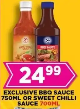 Goal Supermarket Exclusive bbq sauce or sweet chilli sauce offer