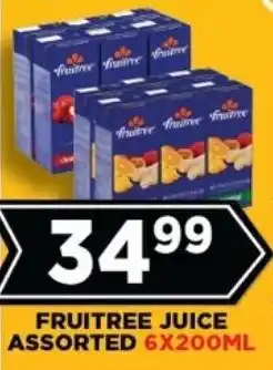 Goal Supermarket Fruitree juice assorted offer