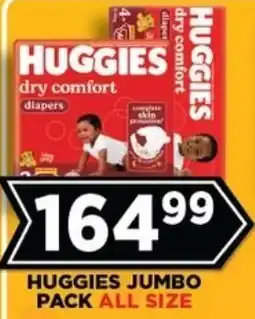 Goal Supermarket Huggies jumbo pack offer