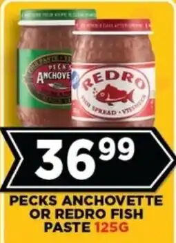 Goal Supermarket Pecks anchovette or redro fish paste offer