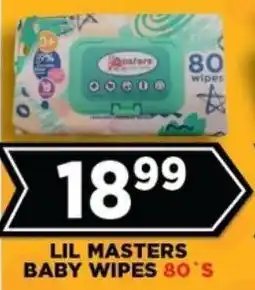 Goal Supermarket Lil masters baby wipes offer