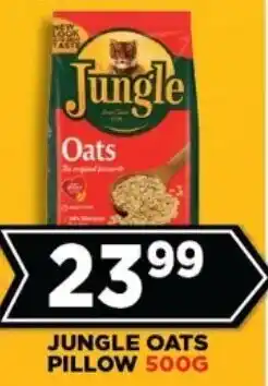 Goal Supermarket Jungle oats pillow offer