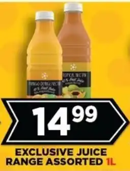 Goal Supermarket Exclusive juice assorted offer