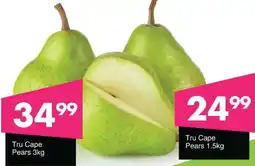 Save Tru Cape Pears offer