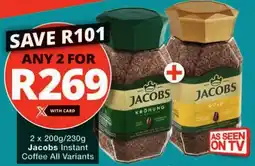 Jacobs Instant Coffee All Variants