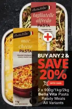 Checkers Bella Vita Pasta Ready Meals offer