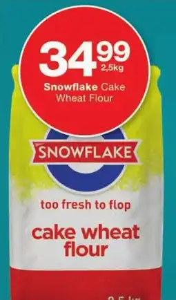 Checkers Snowflake Cake Wheat Flour offer