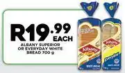 Fresh Stop Albany Superior Or Everyday White Bread-700g Each offer