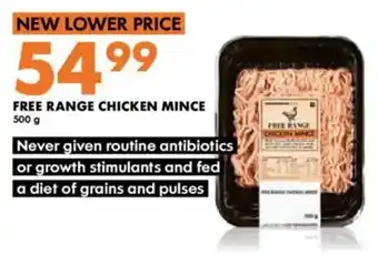 Woolworths Free range chicken mince offer