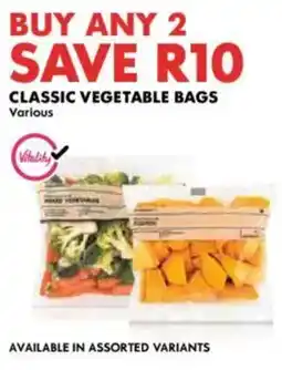 Woolworths Classic vegetable bags offer