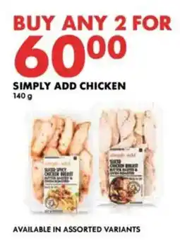 Woolworths Simply add chicken offer