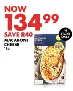 Woolworths Macaroni cheese offer