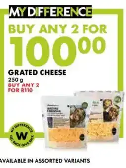 Woolworths Grated Cheese offer