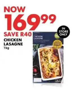 Woolworths Chicken lasagne offer