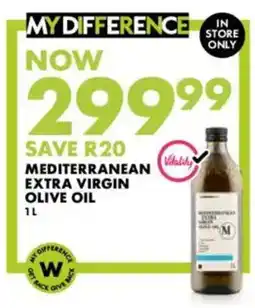 Woolworths Mediterranean extra virgin olive oil offer