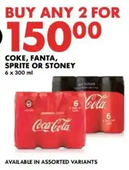 Woolworths Coke, fanta, sprite or stoney offer